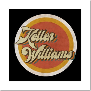 circle vintage Keller Williams Posters and Art